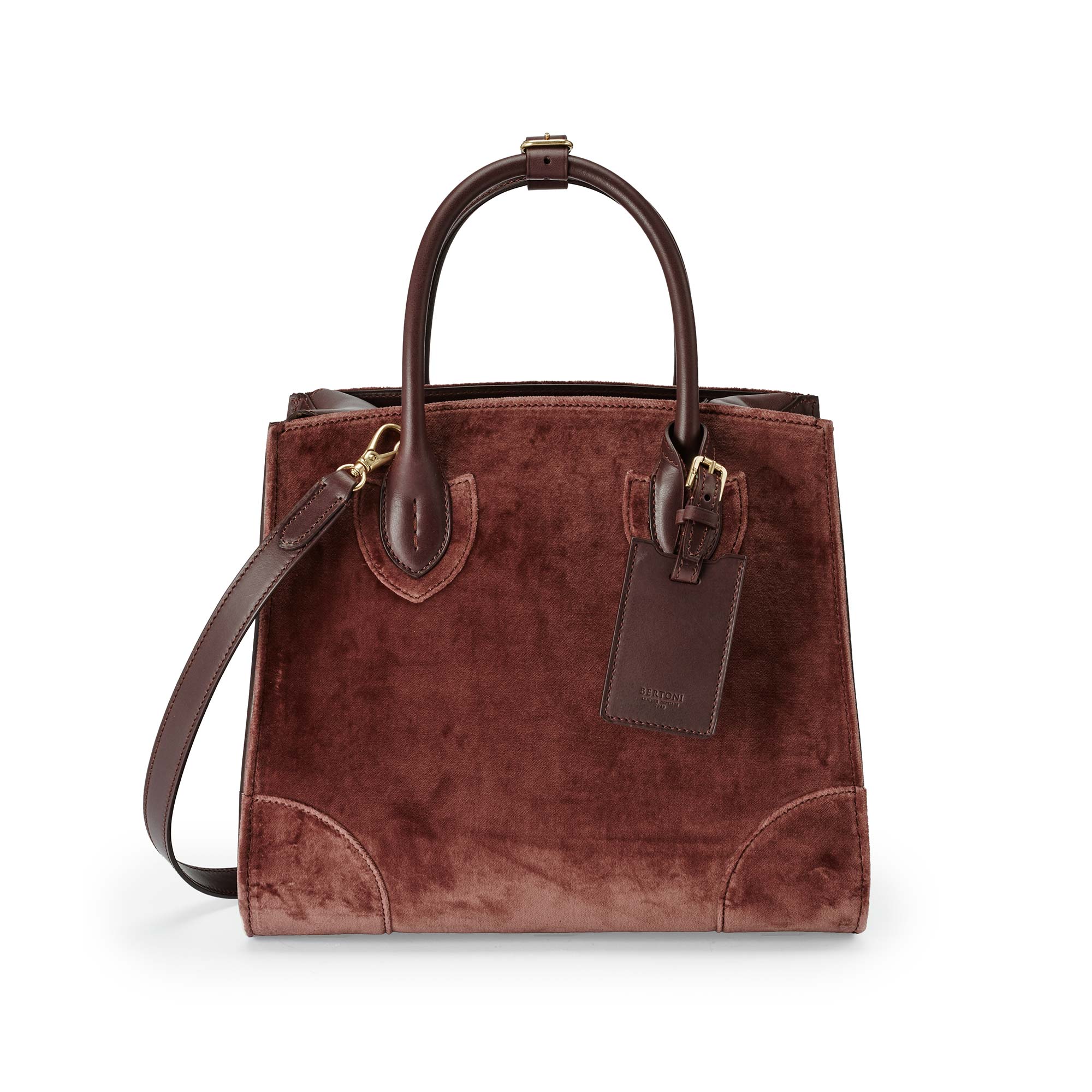 Medium-Darcy-antique-rose-velvet-bag-Bertoni-1949