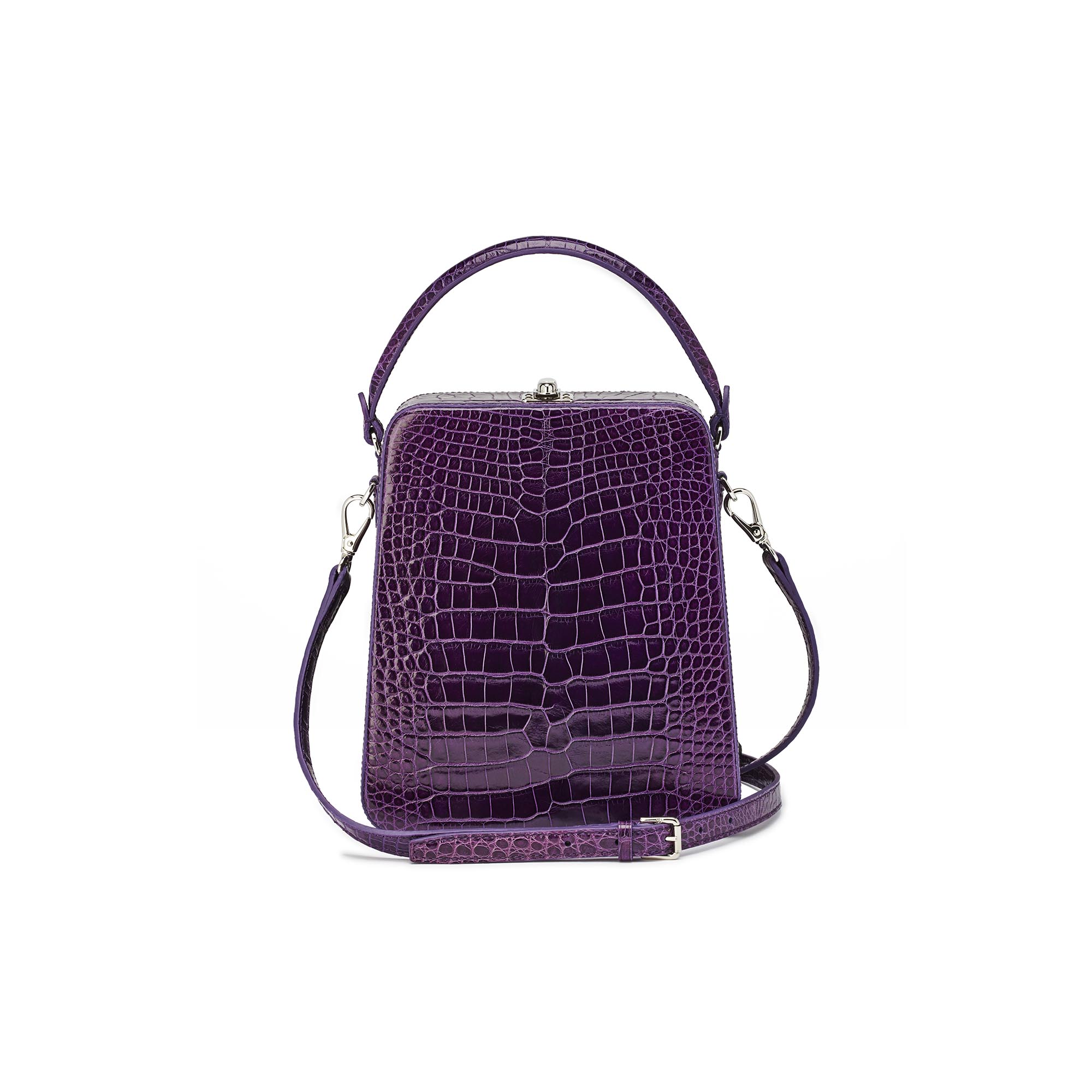 Tall-Bertoncina-purple-alligator-bag-Bertoni-1949